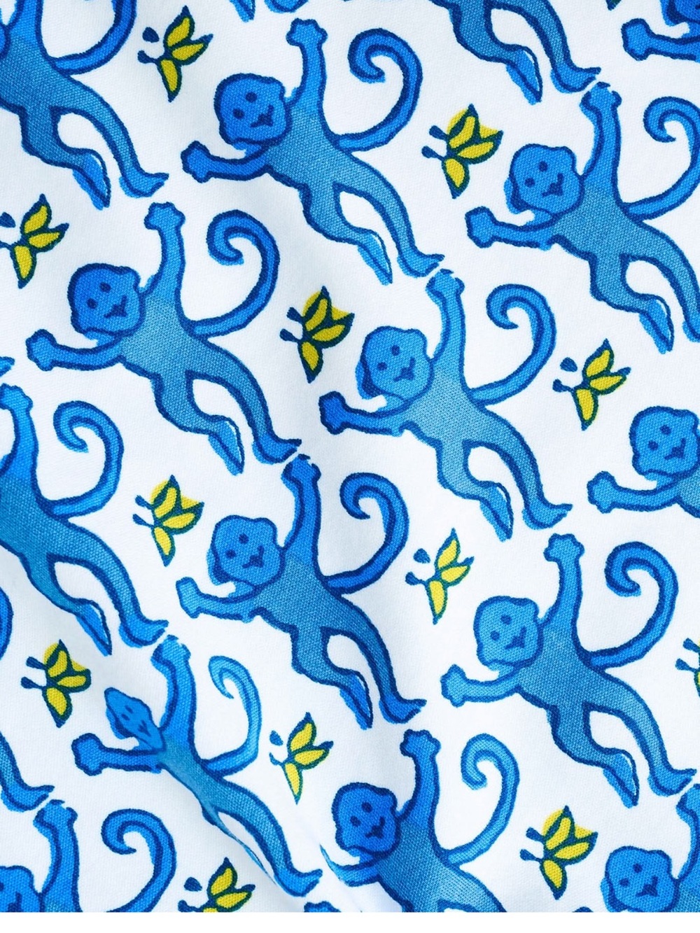 Roller Rabbit Infant Monkey snaps Footie - Picture 2 of 4